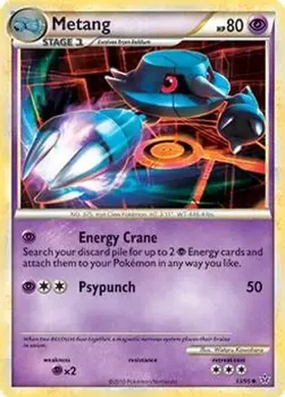 2010 Pokemon HeartGold & SoulSilver Unleashed #33/95 - Metang