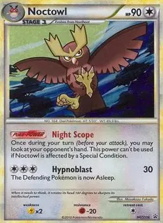 2010 Pokemon HGSS Black Star Promos #HGSS06 - Noctowl
