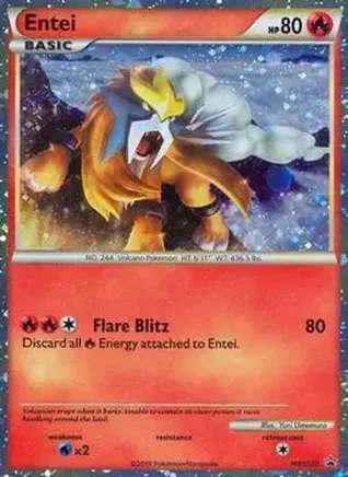 2010 Pokemon HGSS Black Star Promos #HGSS20 - Entei