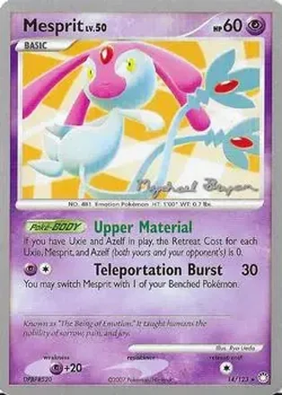 2010 Pokemon World Championship - Happy Luck #14/123 - Mesprit