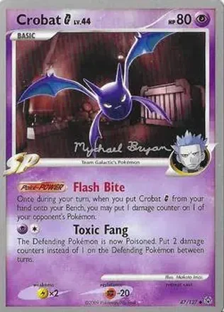 2010 Pokemon World Championship - Happy Luck #47/127 - Crobat