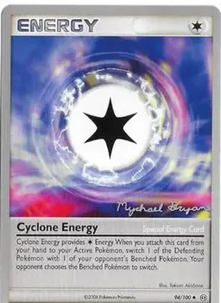 2010 Pokemon World Championship - Happy Luck #94/100 - Cyclone Energy