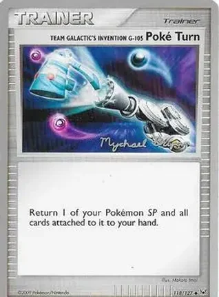 2010 Pokemon World Championship - Happy Luck #118/127 - Team Galactic's Invention G-105 Poké Turn