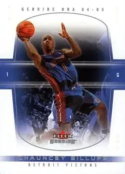 2004-05 Fleer Genuine #8 - Chauncey Billups - Detroit Pistons