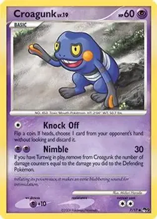 2009 Pokemon Organized Play Series 9 #7/17 - Croagunk