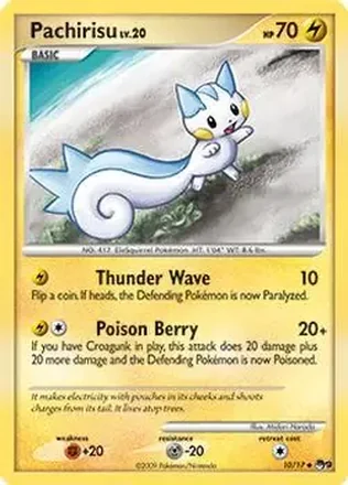 2009 Pokemon Organized Play Series 9 #10/17 - Pachirisu
