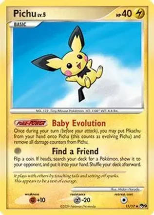 2009 Pokemon Organized Play Series 9 #11/17 - Ethan's Pichu