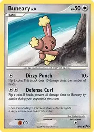 2009 Pokemon Organized Play Series 9 #12/17 - Buneary