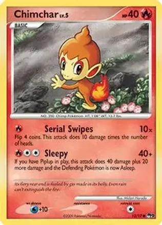 2009 Pokemon Organized Play Series 9 #13/17 - Chimchar