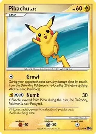 2009 Pokemon Organized Play Series 9 #15/17 - Pikachu