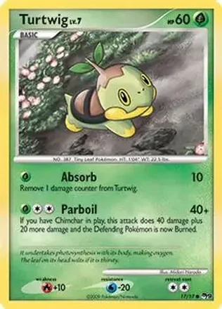 2009 Pokemon Organized Play Series 9 #17/17 - Turtwig