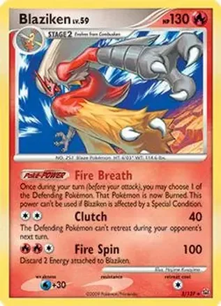 2009 Pokemon Platinum #3/127 - バシャーモ