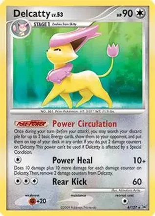 2009 Pokemon Platinum #4/127 - Delcatty