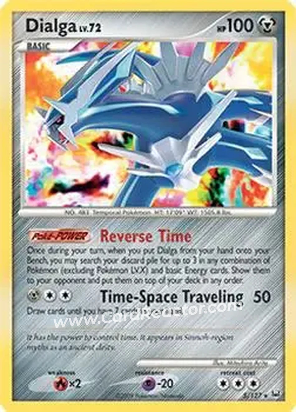 2009 Pokemon Platinum #5/127 - Dialga - Front