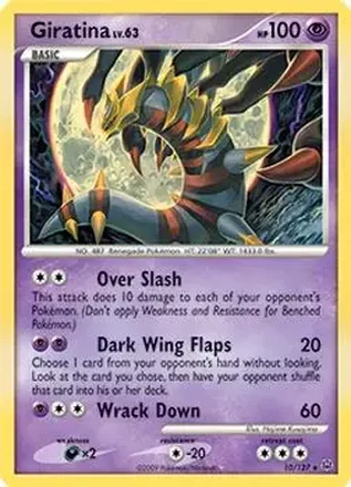 2009 Pokemon Platinum #10/127 - Giratina V