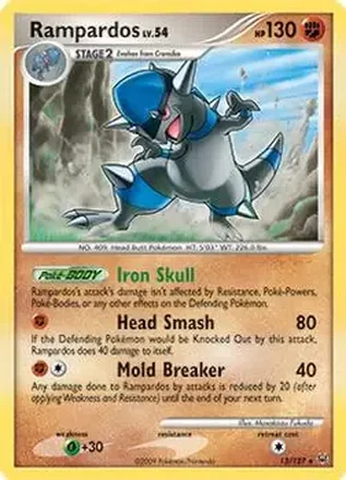 2009 Pokemon Platinum #13/127 - Rampardos ex