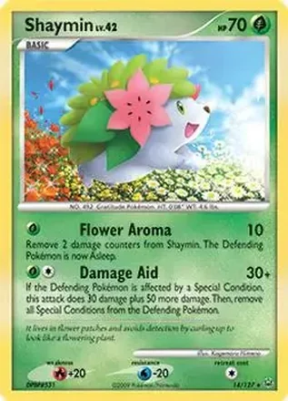 2009 Pokemon Platinum #14/127 - Shaymin