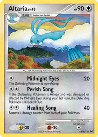 2009 Pokemon Platinum #18/127 チルタリス