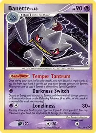 2009 Pokemon Platinum #19/127 Banette