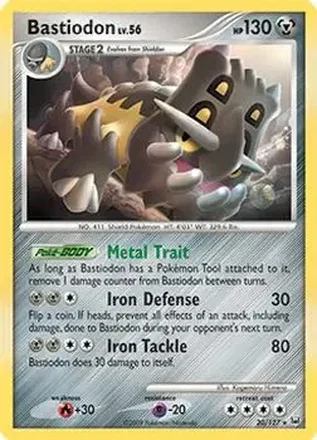 2009 Pokemon Platinum #20/127 Bastiodon