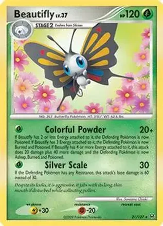 2009 Pokemon Platinum #21/127 Beautifly