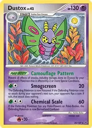 2009 Pokemon Platinum #25/127 Dustox