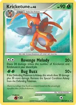 2009 Pokemon Platinum #32/127 - Kricketune