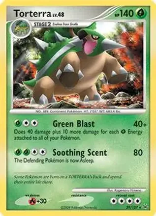 2009 Pokemon Platinum #39/127 - Torterra ex