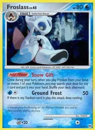 2009 Pokemon Platinum Arceus #2/99 - Froslass