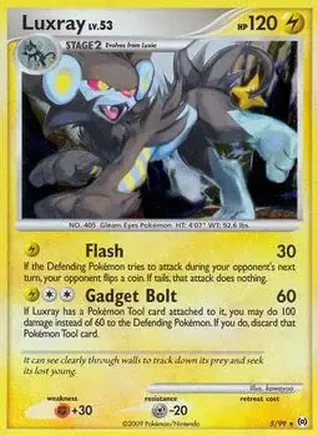 2009 Pokemon Platinum Arceus #5/99 - レントラー