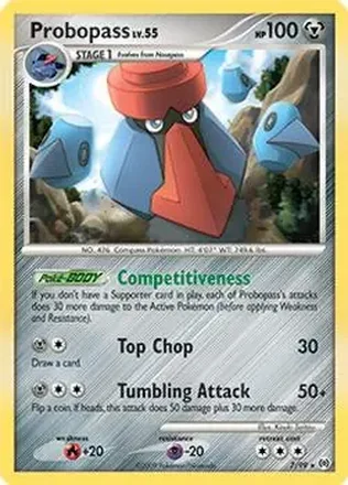 2009 Pokemon Platinum Arceus #7/99 - Probopass