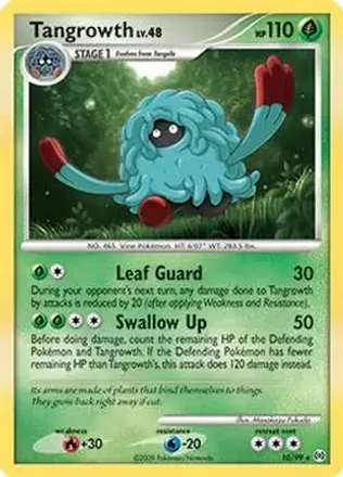 2009 Pokemon Platinum Arceus #10/99 - Tangrowth