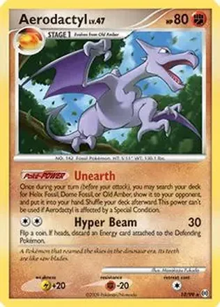 2009 Pokemon Platinum Arceus #13/99 - Aerodactyl