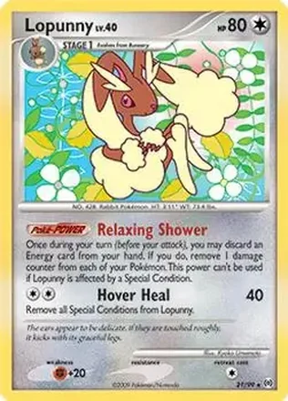 2009 Pokemon Platinum Arceus #21/99 - Mega Lopunny ex