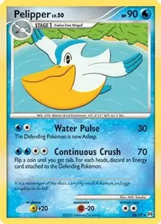 2009 Pokemon Platinum Arceus #24/99 - Pelipper