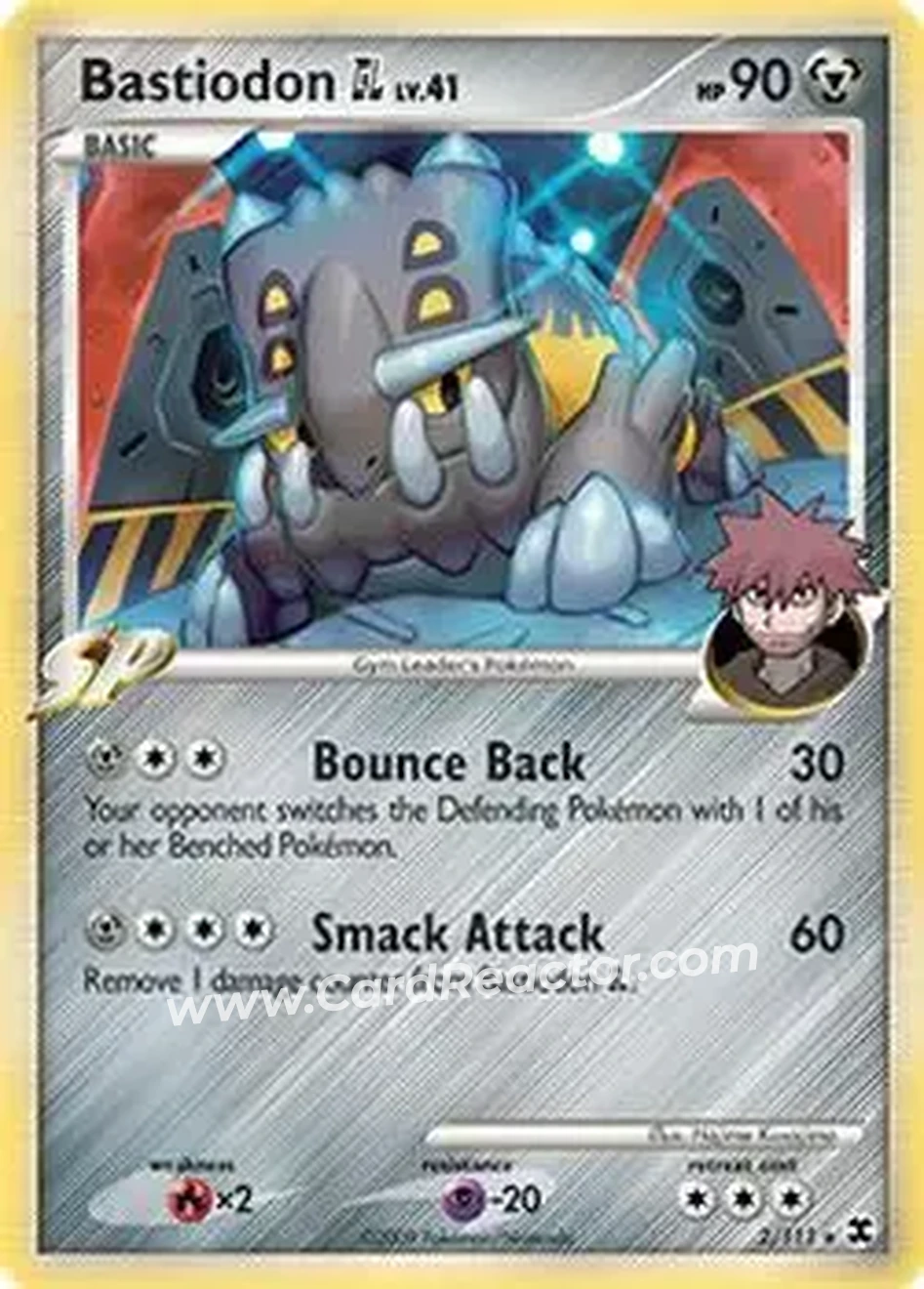 2009 Pokemon Platinum Rising Rivals #2/111 - Bastiodon - Front