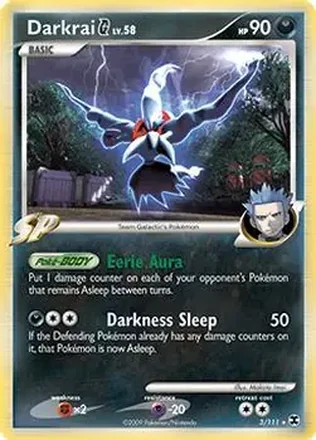 2009 Pokemon Platinum Rising Rivals #3/111 - Mega Darkrai ex