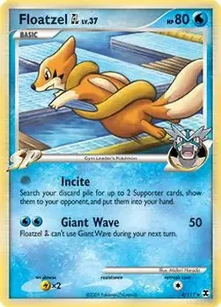 2009 Pokemon Platinum Rising Rivals #4/111 - Floatzel