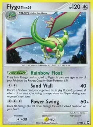 2009 Pokemon Platinum Rising Rivals #5/111 - Flygon