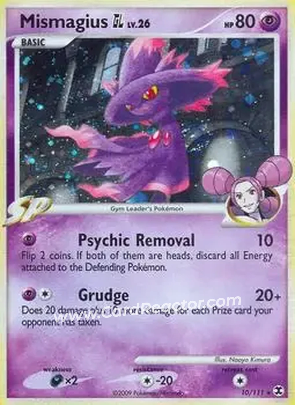 2009 Pokemon Platinum Rising Rivals #10/111 - Mismagius ex - Front
