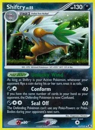 2009 Pokemon Platinum Rising Rivals #13/111 - Shiftry