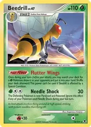 2009 Pokemon Platinum Rising Rivals #15/111 - Beedrill