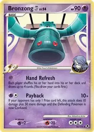 2009 Pokemon Platinum Rising Rivals #16/111 Bronzong
