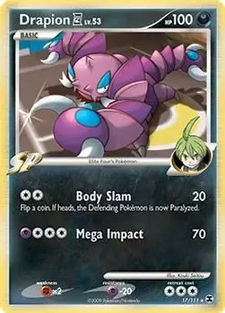 2009 Pokemon Platinum Rising Rivals #17/111 Drapion