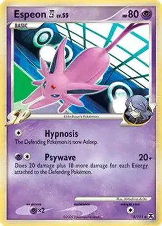 2009 Pokemon Platinum Rising Rivals #18/111 - Espeon