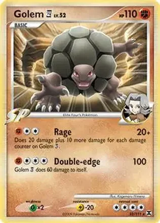 2009 Pokemon Platinum Rising Rivals feature card