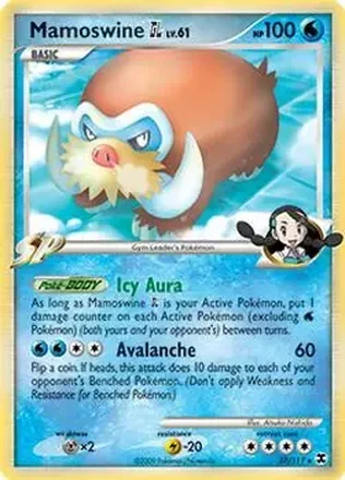 2009 Pokemon Platinum Rising Rivals #27/111 - Mamoswine ex