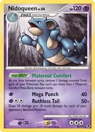 2009 Pokemon Platinum Rising Rivals #30/111 - Nidoqueen