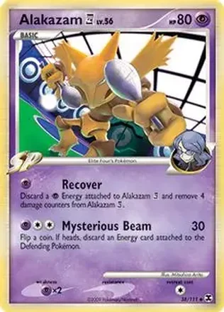 2009 Pokemon Platinum Rising Rivals #38/111 - Alakazam