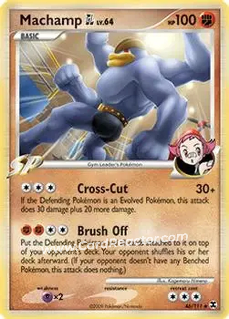 2009 Pokemon Platinum Rising Rivals #46/111 - Machamp - Front